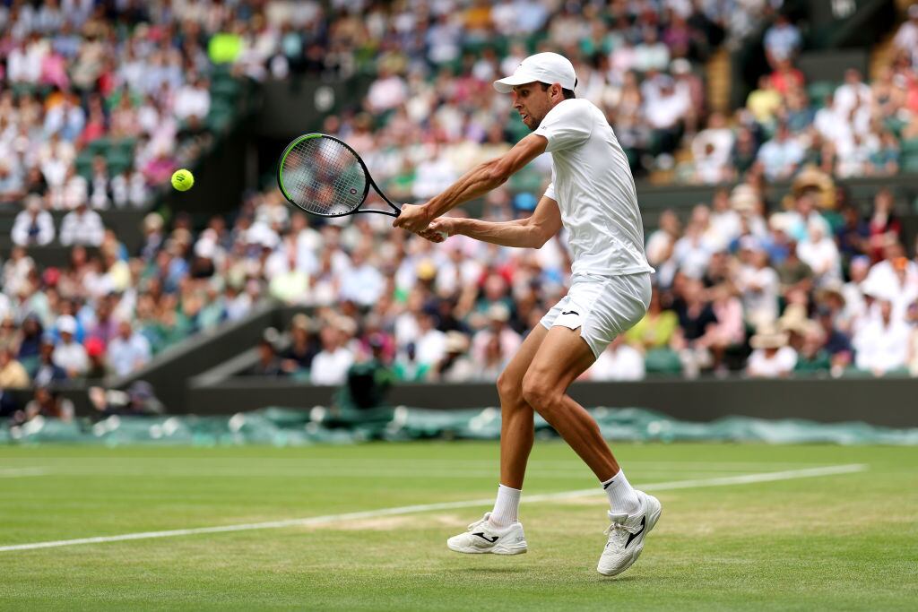 Daniel Galán se convirtió en el primer colombiano en llegar a octavos de final de Wimbledon.