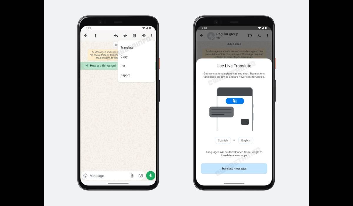 La tecnología de Google traductor se integra a WhatsApp