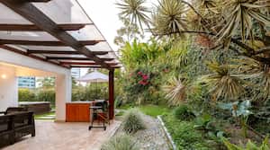 Así eran los exteriores del apartamento en el barrio El Poblado.