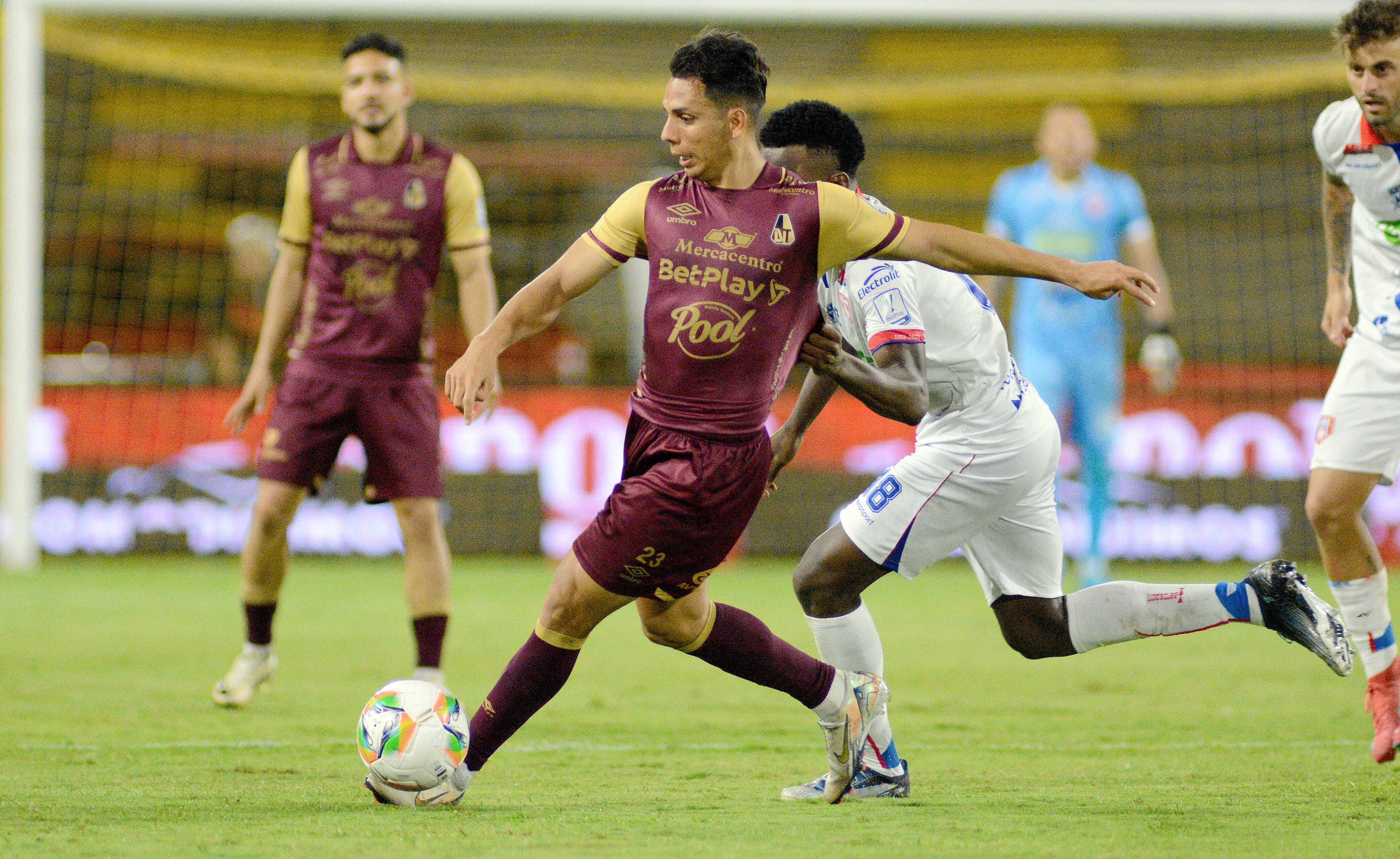 Partido entre Deportes Tolima y Unión Magdalena, por Liga BetPlay.