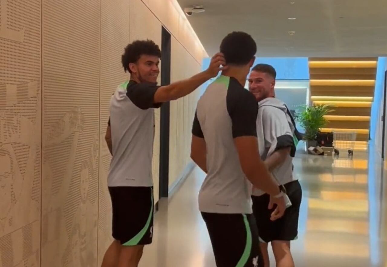 Luis Díaz comenzó la pretemporada con Liverpool.