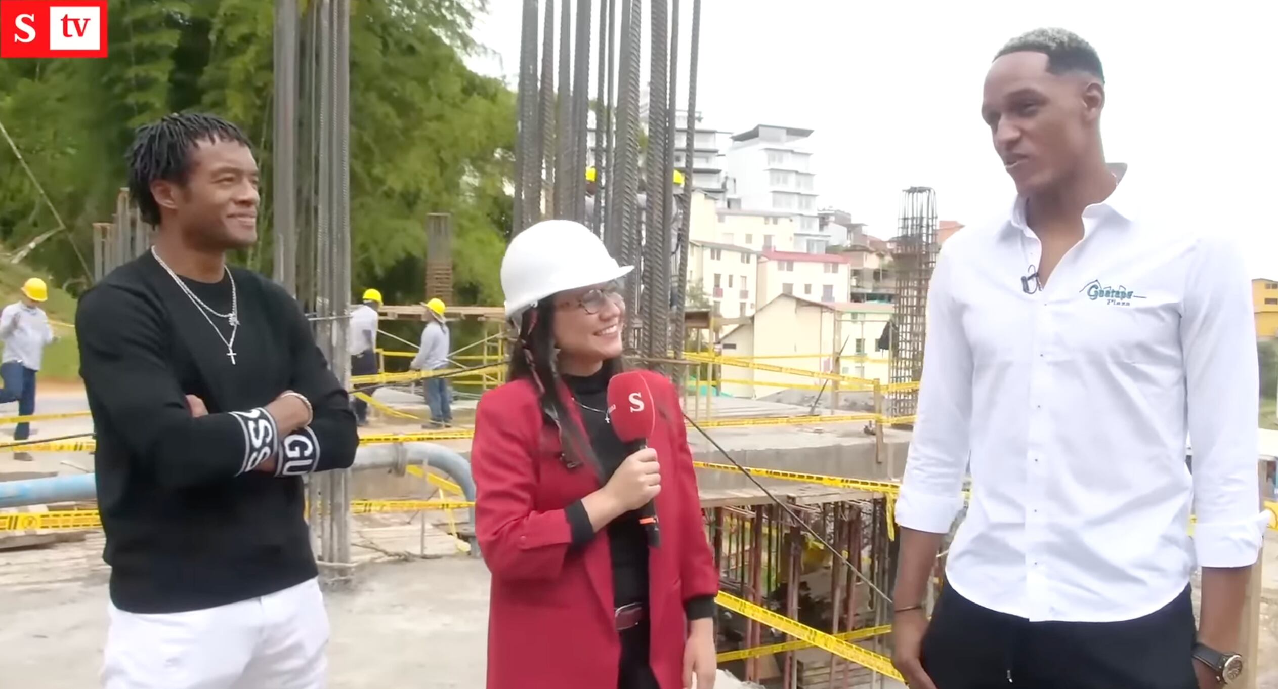 Juan Guillermo Cuadrado y Yerry Mina en entrevista con SEMANA.