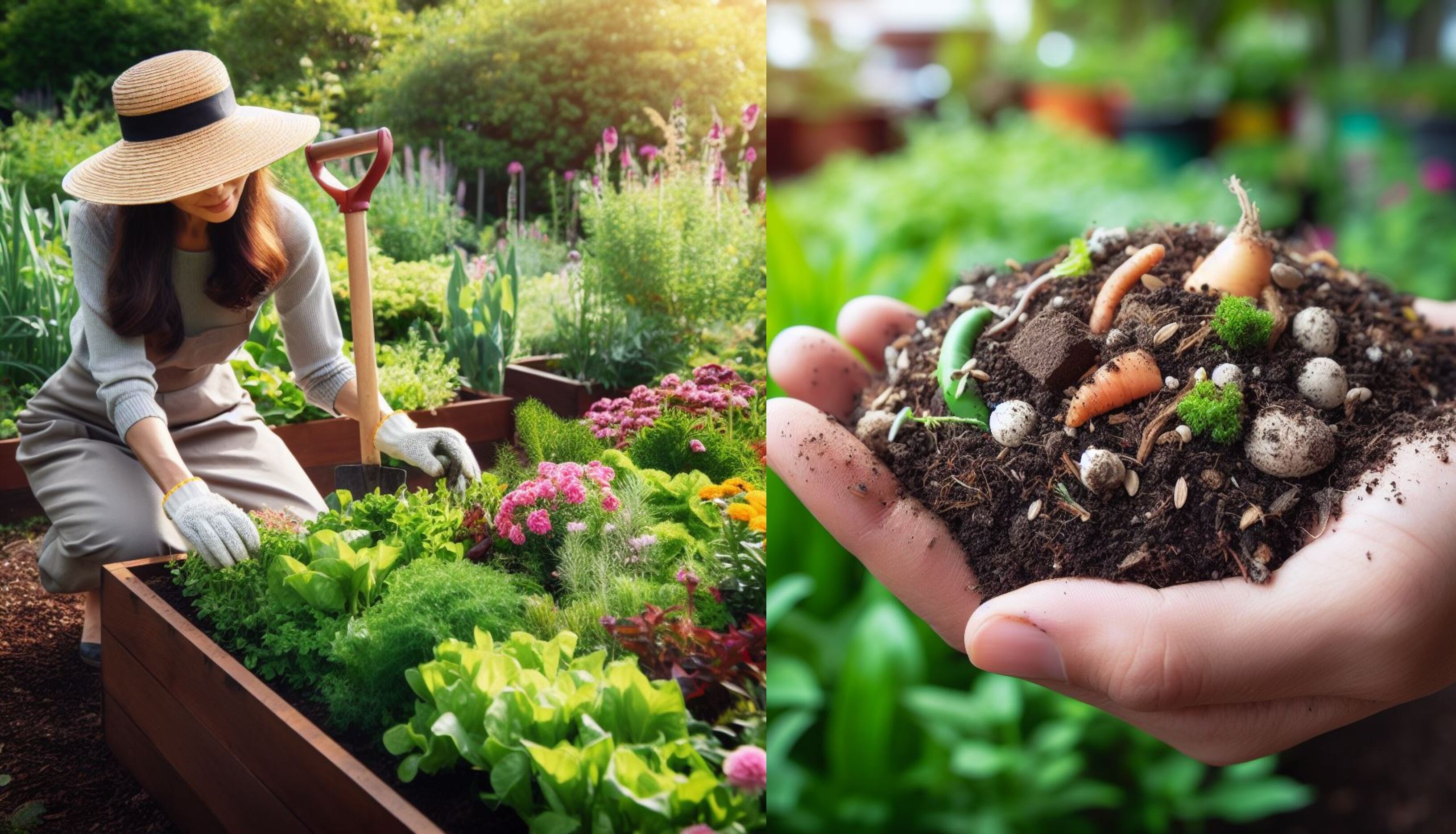 El abono casero puede potenciar el crecimiento de las plantas.