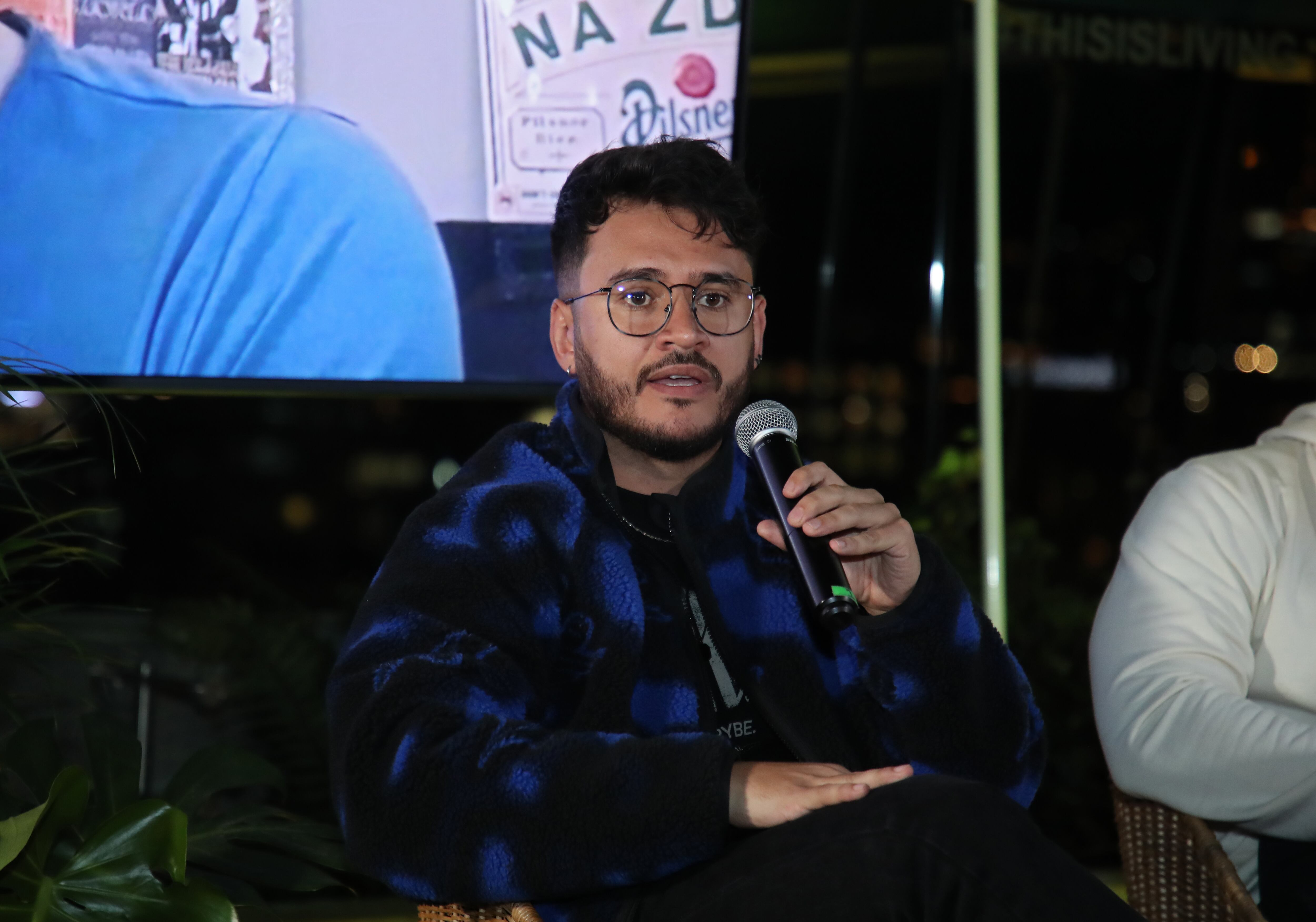 Andrés Pineda, gerente de Marketing Digital del Banco de Bogotá, durante el evento Líderes del Mercadeo en Colombia 2024.