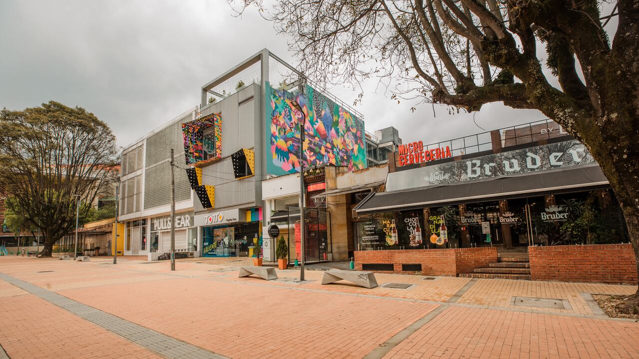 La zona T, en el norte de Bogotá.