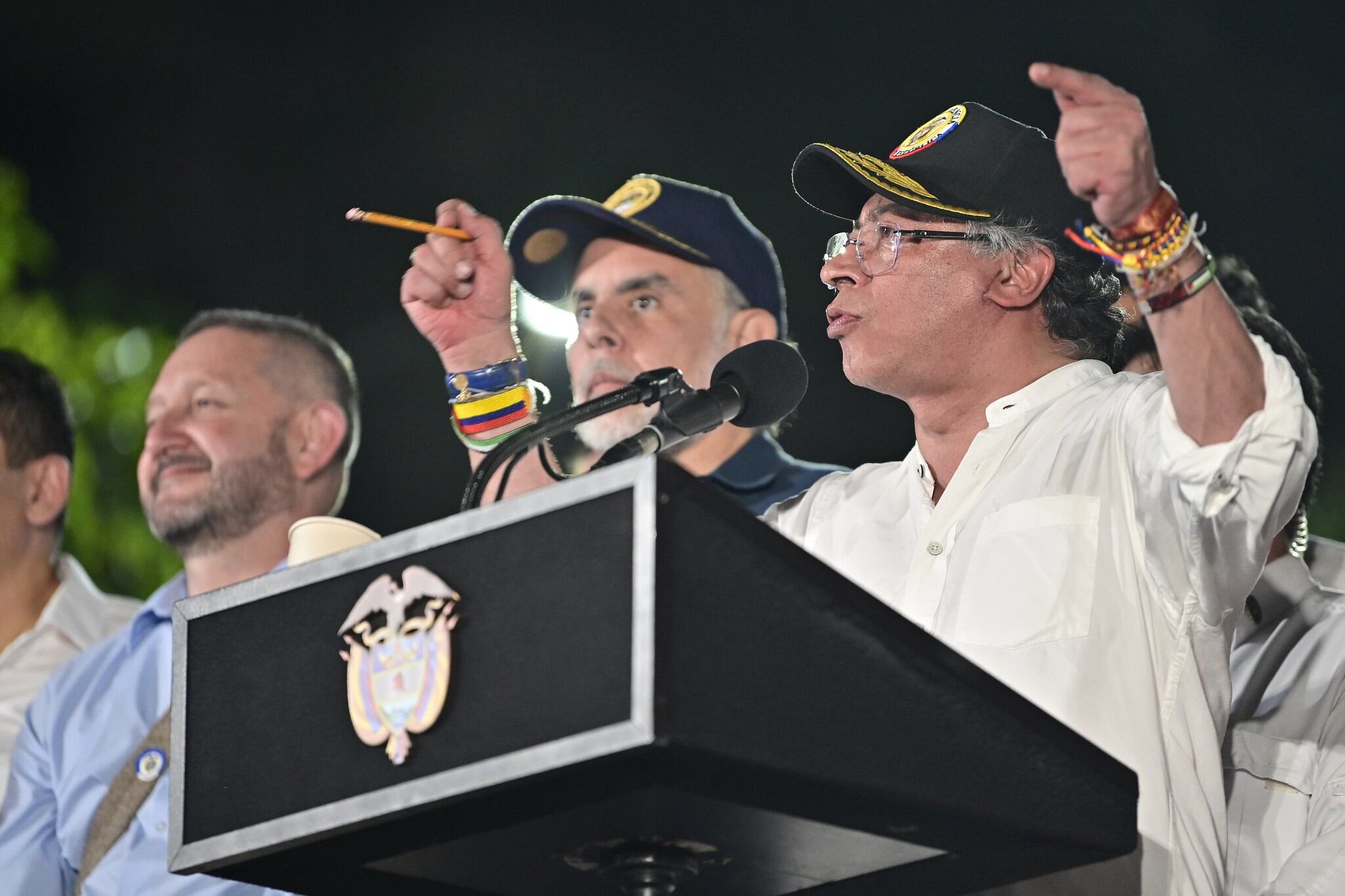 Presidente, Gustavo Petro, en concentración en Barranquilla en favor de la Consulta. Fotografías cortesía Presidencia de la República de Colombia/Joel González.