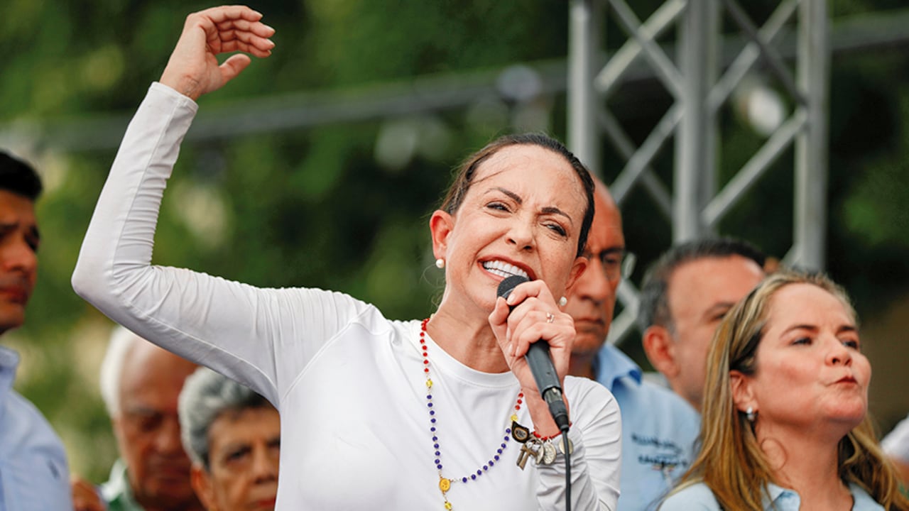 La líder opositora María Corina Machado habló de la detención de la que fue víctima.