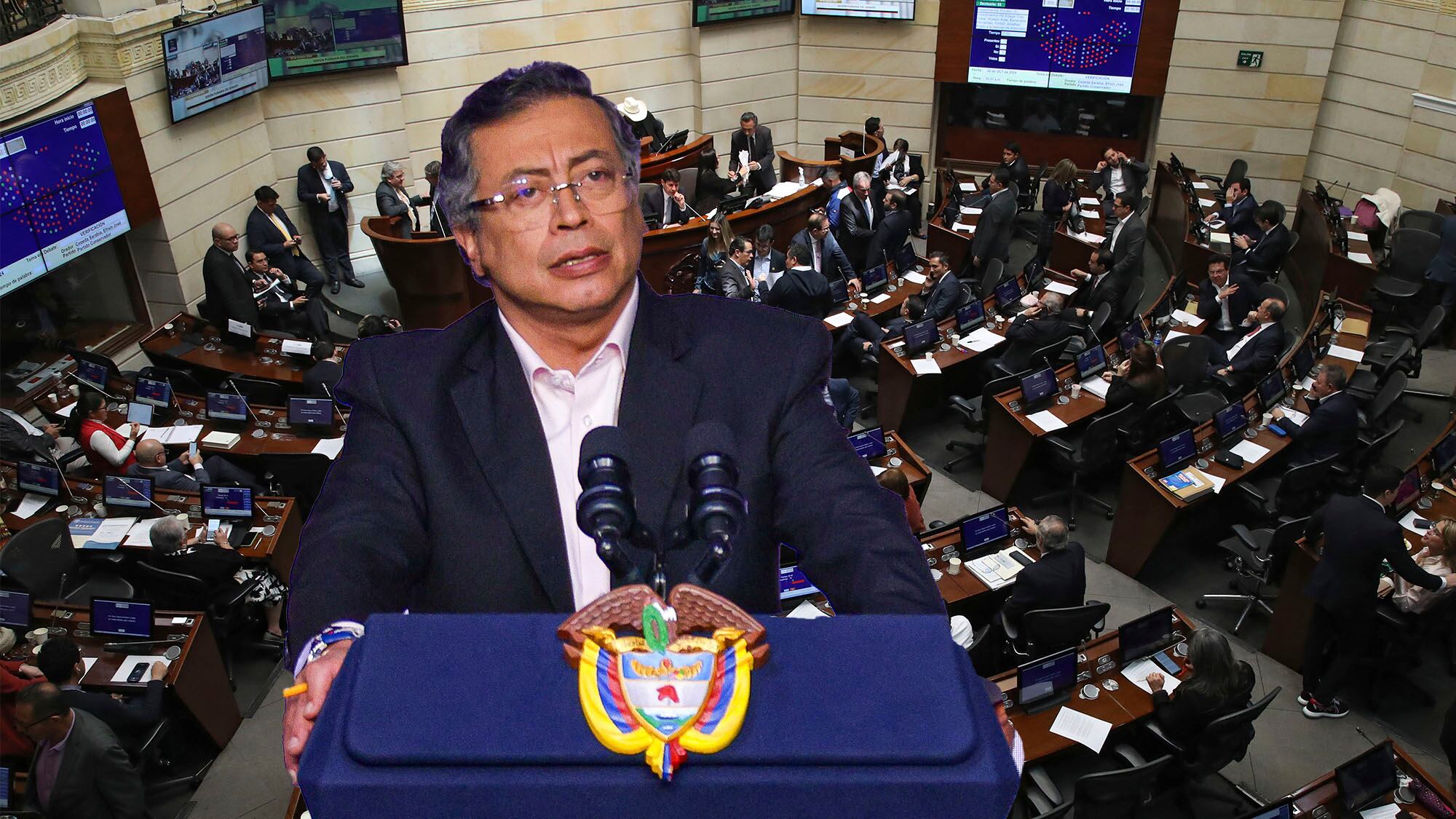 Gustavo Petro plenaria senado