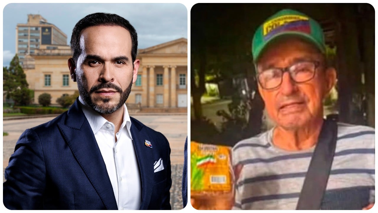 El presidente electo Abelardo De La Espriella y Don Luis Felipe Yagüé Cotazo.