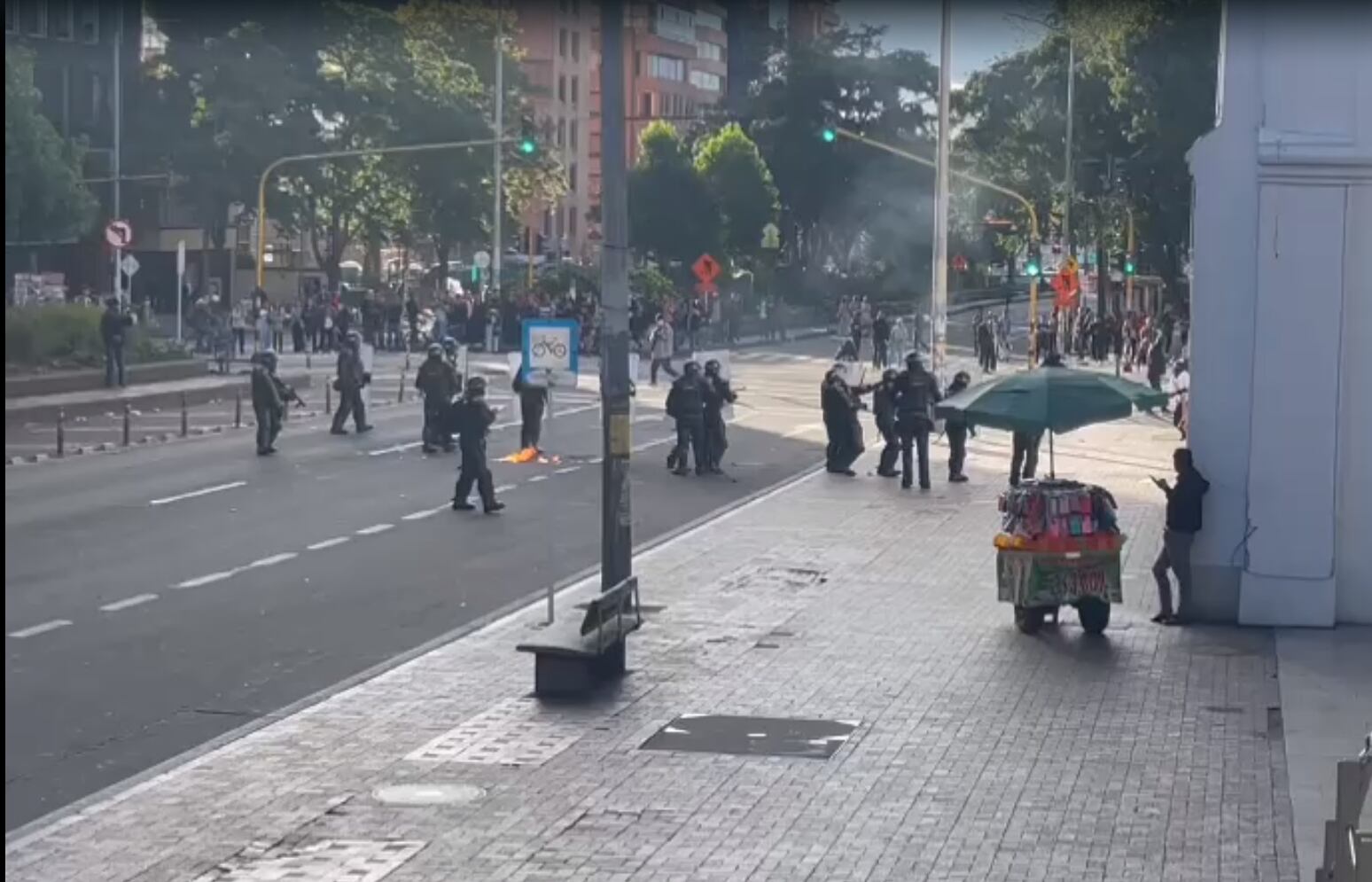Fue necesaria la presencia de la Policía.