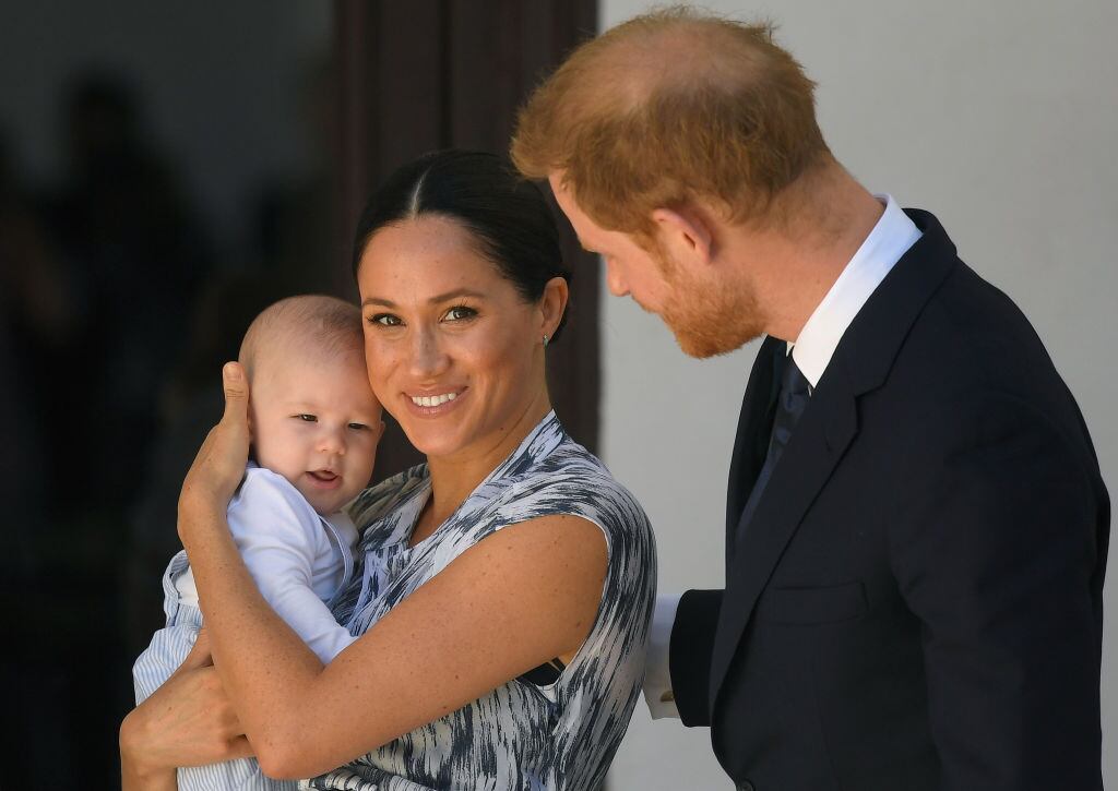 Harry y Meghan, Duques de Sussex y su hijo Archie.