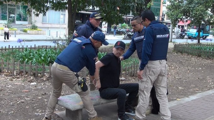 Policía Nacional y la DIPOL capturaron al ciudadano ruso Sergei Vagin.