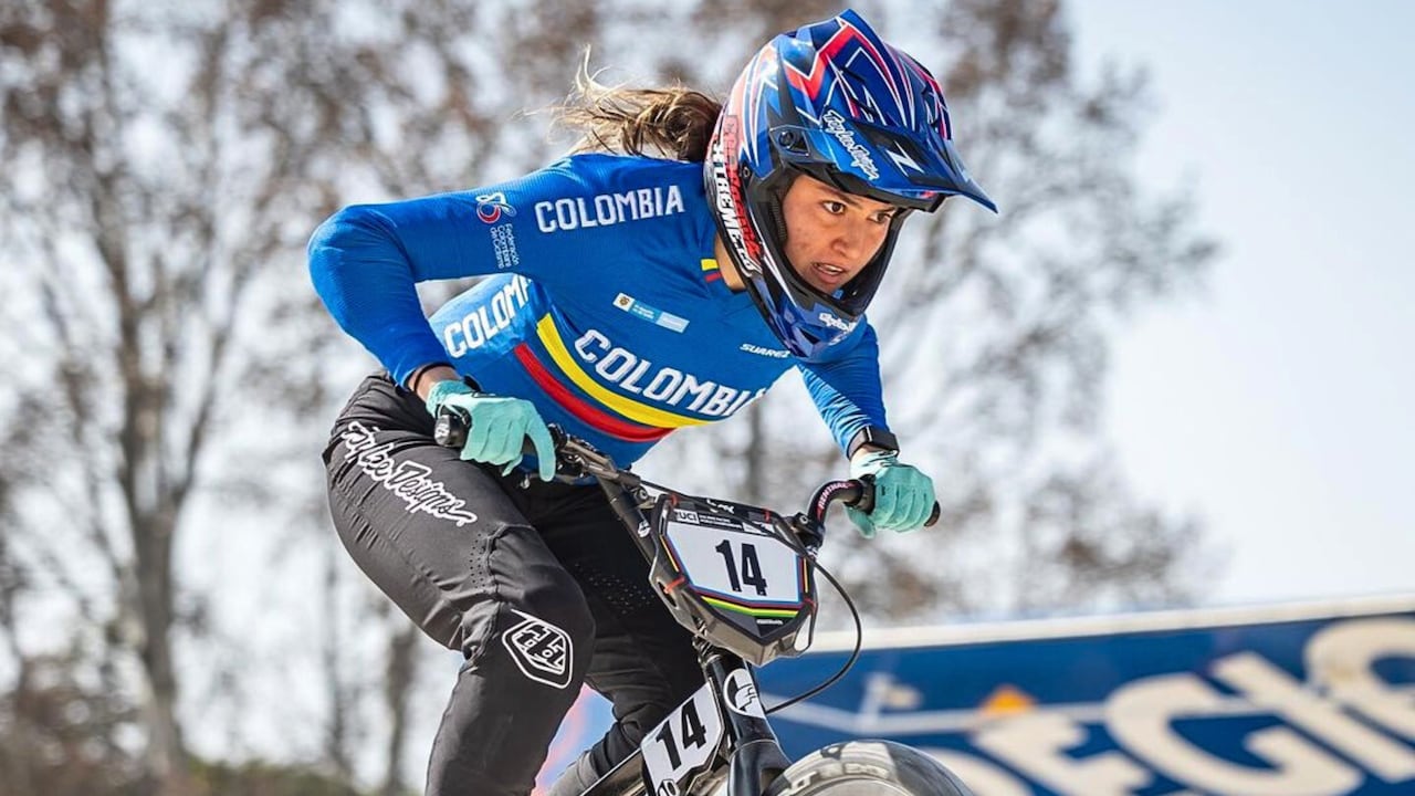 Gabriela Bolle de 23 años es la gran candidata a representar a Colombia en la categoría de damas en BMX, junto a Mariana Pajón.