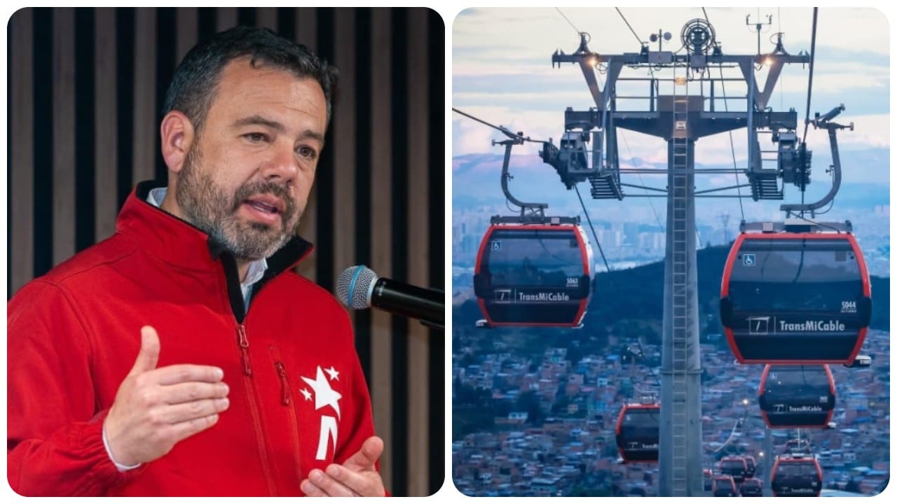 El alcalde de Bogotá, Carlos Fernando Galán, destacó los avances del TransMiCable de San Cristóbal, que se acerca a su entrada en operación.