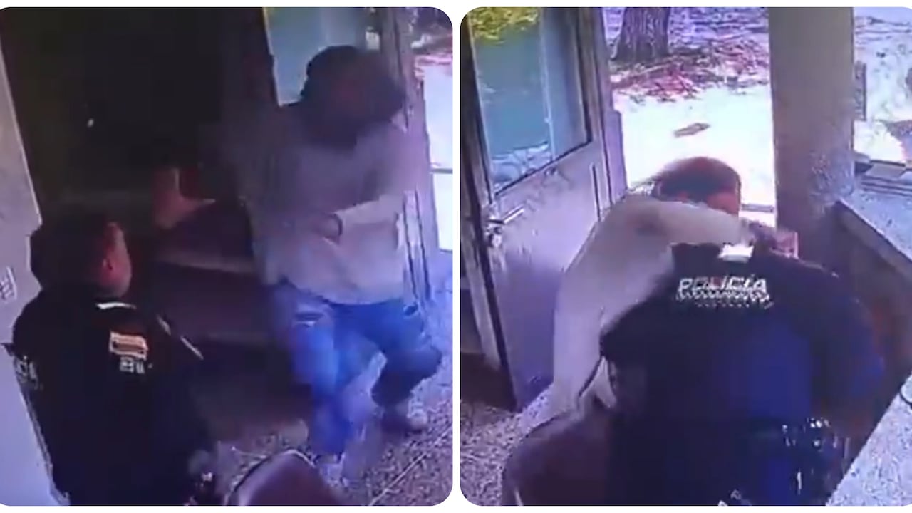 Un presunto agresor falleció tras atacar a un policía con arma blanca en un CAI de Bogotá.