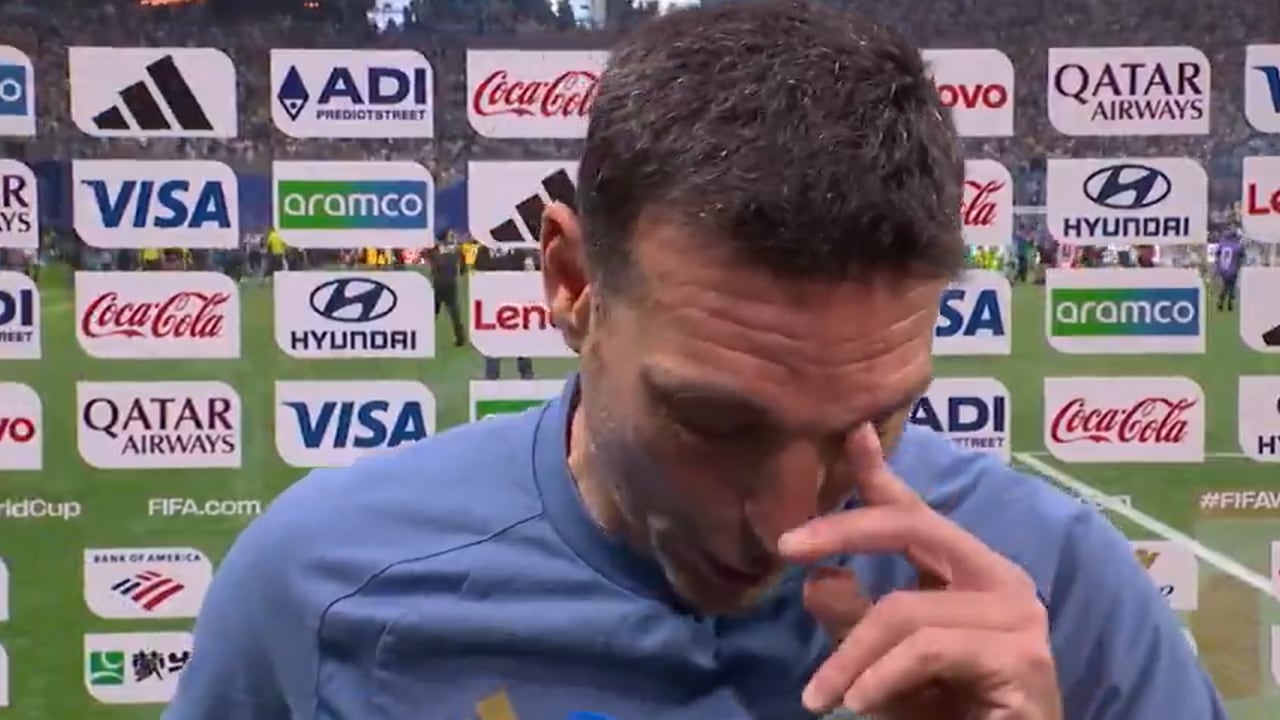 Lionel Scaloni, DT de Argentina, se mostró emocionado por la remontada contra Egipto en el Mundial 2026.