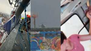 Graban momento exacto de accidente aéreo en Medellín.