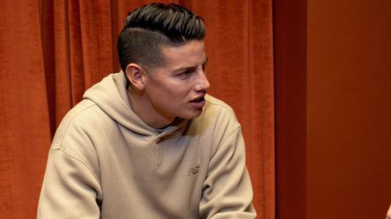 James habló de suplencia en el Rayo.