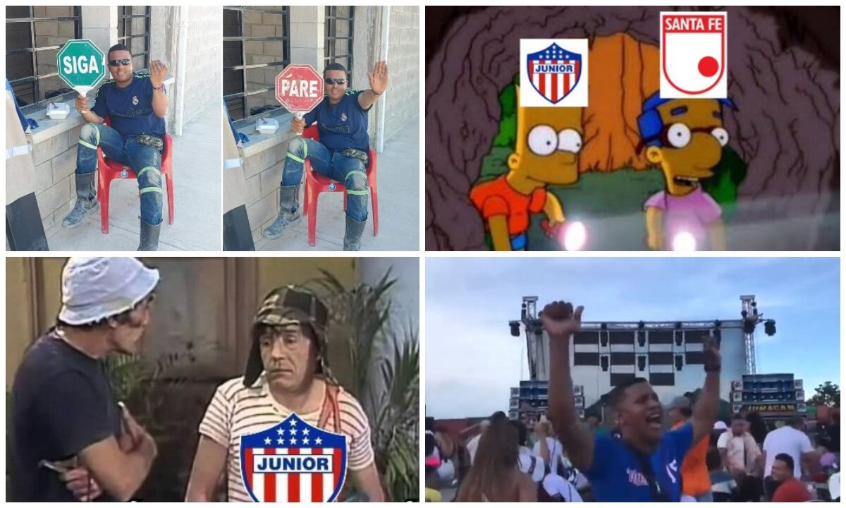 Memes no perdonan eliminación Santa Fe y Junior