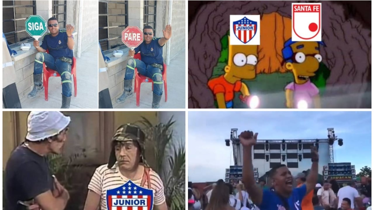 Memes no perdonan eliminación Santa Fe y Junior