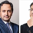 Diego Mesa y Gustavo Petro