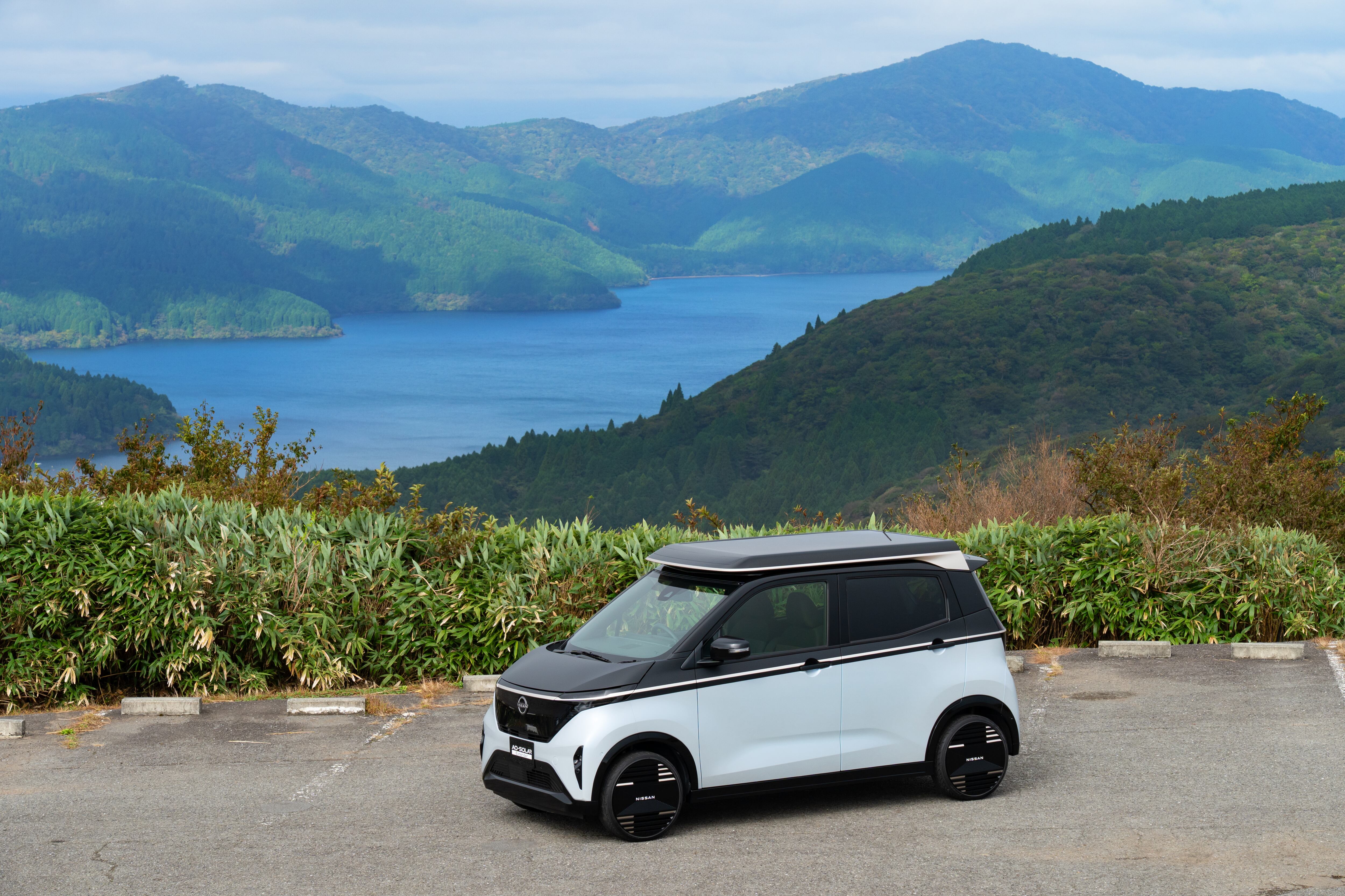 El 'extensor Ao-Solar' será presentado en Japón en el popular Nissan Sakura, el kei car más vendido en ese país.