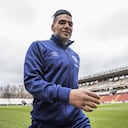 MADRID, SPAIN - JANUARY 8: Radamel Falcao of Rayo Vallecano during the La Liga Santander match between Rayo Vallecano v Real Betis Sevilla at the Campo de Futbol de Vallecas on January 8, 2023 in Madrid Spain (Photo by David S. Bustamante/Soccrates/Getty Images)