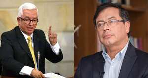 Senadores Jorge Robledo y Gustavo Petro