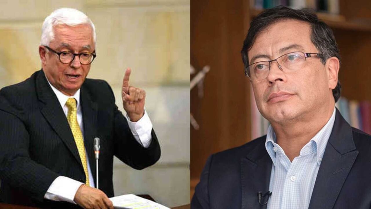 Senadores Jorge Robledo y Gustavo Petro