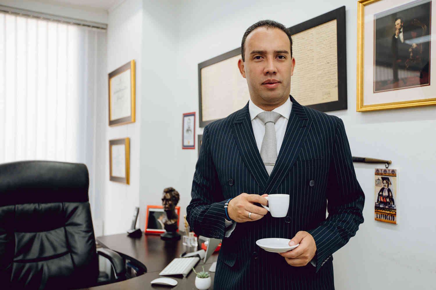 El abogado Víctor Mosquera Marín. 