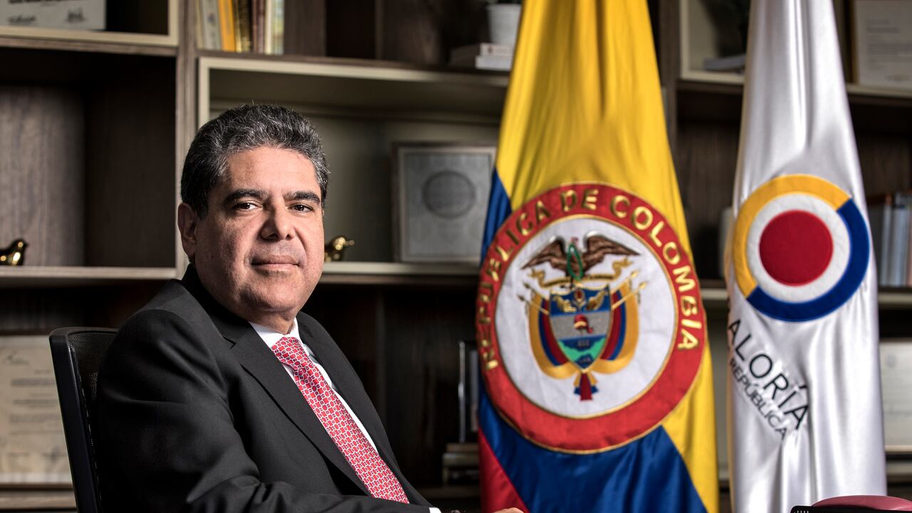 Carlos Hernán Rodríguez, contralor General de la Nación.
Bogotá Septiembre 15 de 2022.
Foto: Juan Carlos Sierra-Revista Semana.
