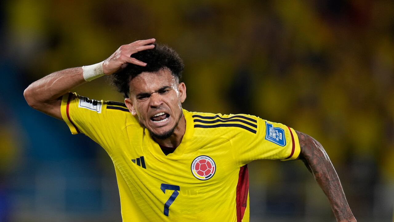 Luis Díaz, uno de los amonestados que tiene la Selección Colombia.