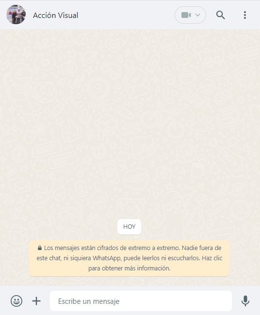 Acción Visual es la empresa en la que trabaja el vehículo