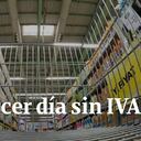 Tercer día sin IVA