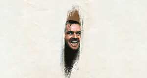 Jack Nicholson en el papel de Jack Torrance, protagonista deEl Resplandor.