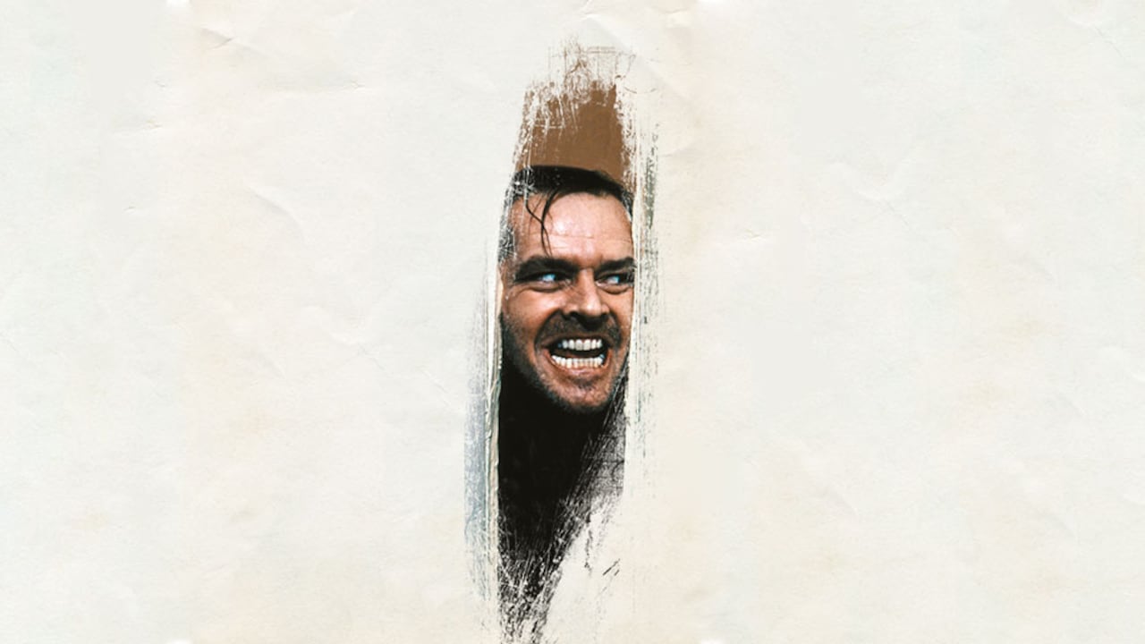 Jack Nicholson en el papel de Jack Torrance, protagonista deEl Resplandor.