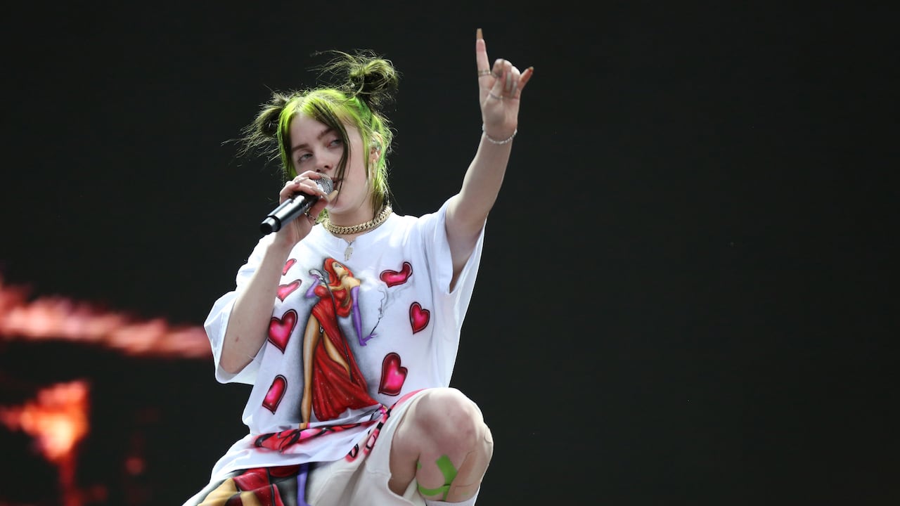 La cantante estadounidense Billie Eilish.