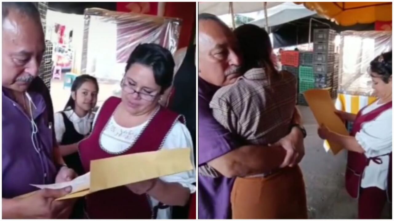 Conmovedora entrega de título universitario en México.