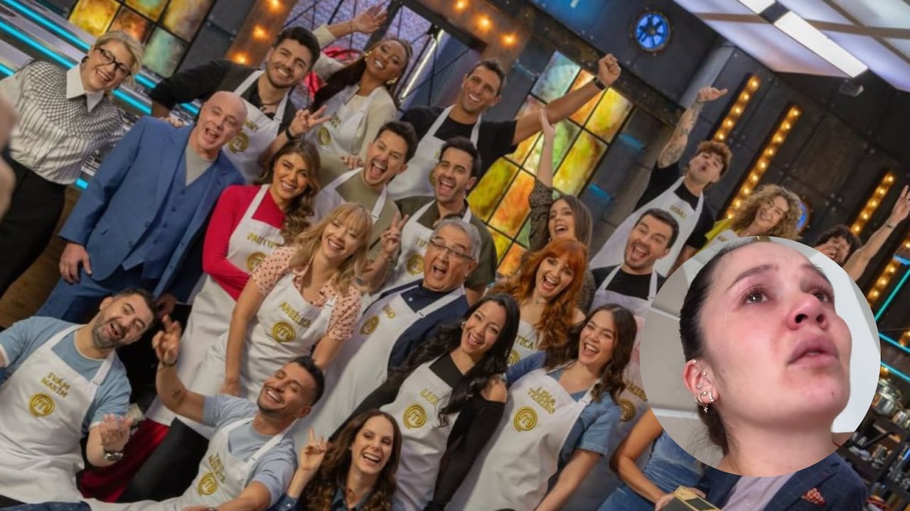 Participantes Masterchef y Lina Tejeiro.