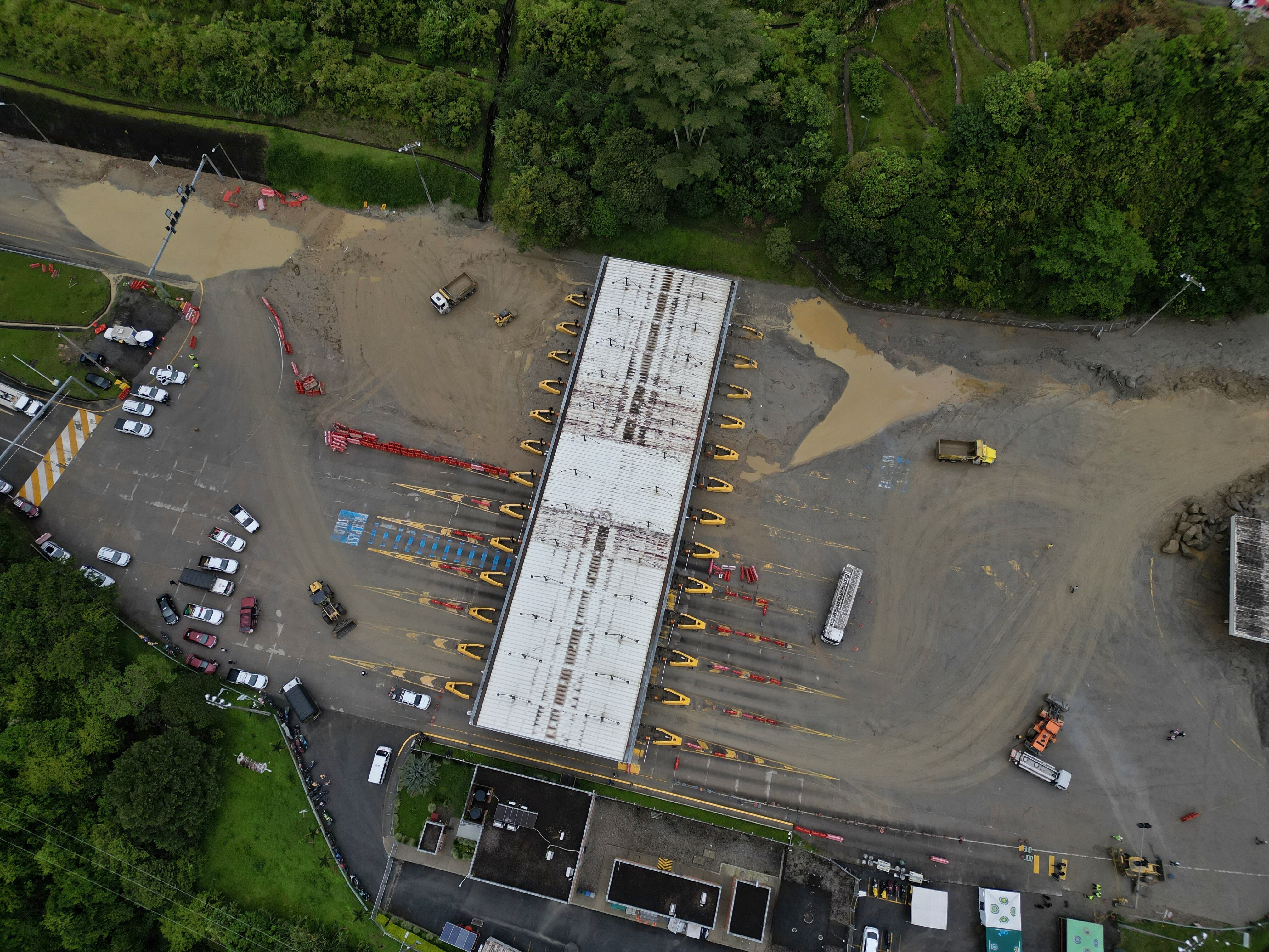 Avalancha Quetame, Cundinamarca panorámicas de la vía