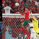 Cristiano Ronaldo y En-Nesyri se enfrentaron este sábado por los cuartos de final del Mundial Qatar 2022.