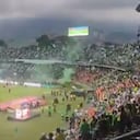 Los disturbios fueron protagonizados por hinchas de Nacional.