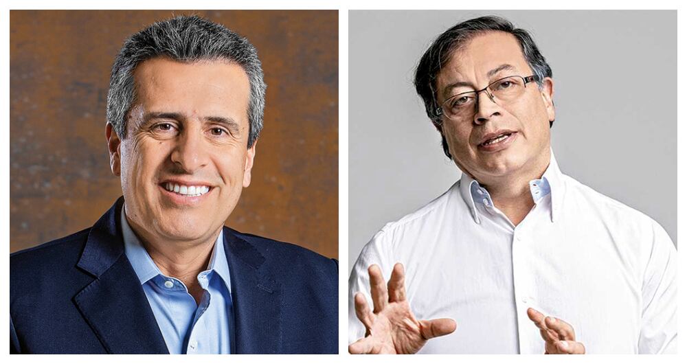 Luis Fernando Velasco y Gustavo Petro.