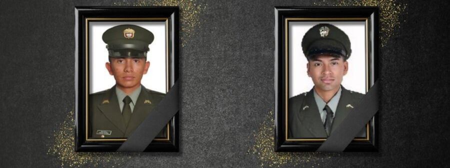 Policías asesinados en Arauca.