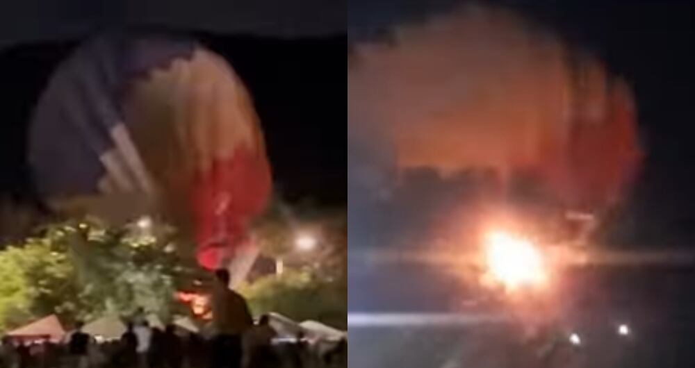 Accidente de globo aerostático en Casanare.