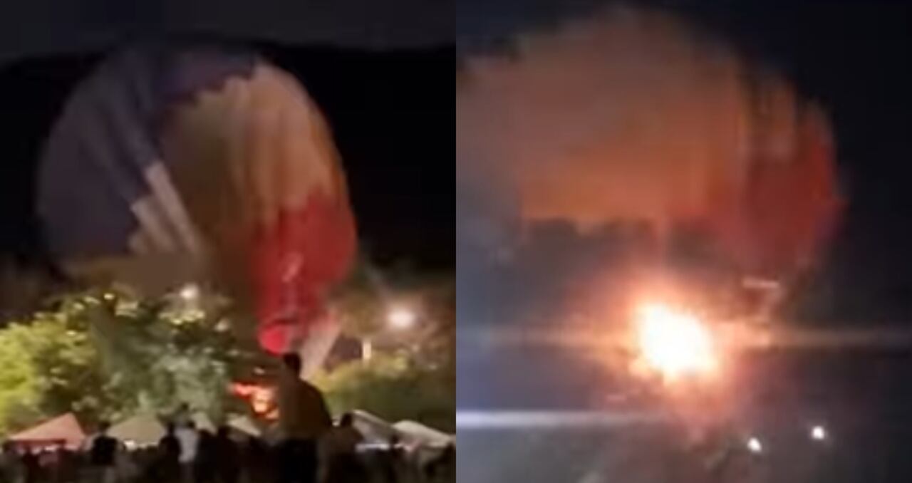 Accidente de globo aerostático en Casanare.