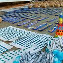 Operativos de la Policía contra pólvora en el país dejaron la incautación de más de 33 mil kilos de explosivos.