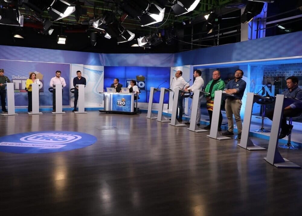Candidatos a la Alcaldía de Bucaramanga participaron del debate.
