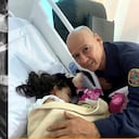 el reencuentro de la pequeña Sofía y el cuerpo de bomberos en Cali