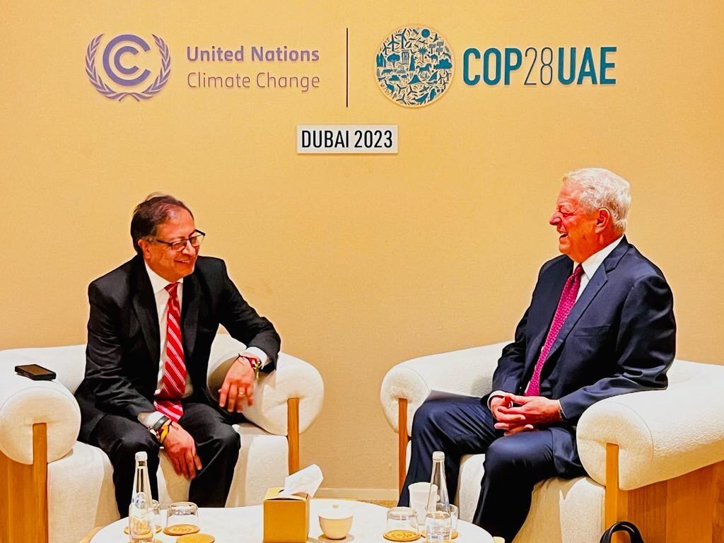 Presidente Gustavo Petro y AL Gore